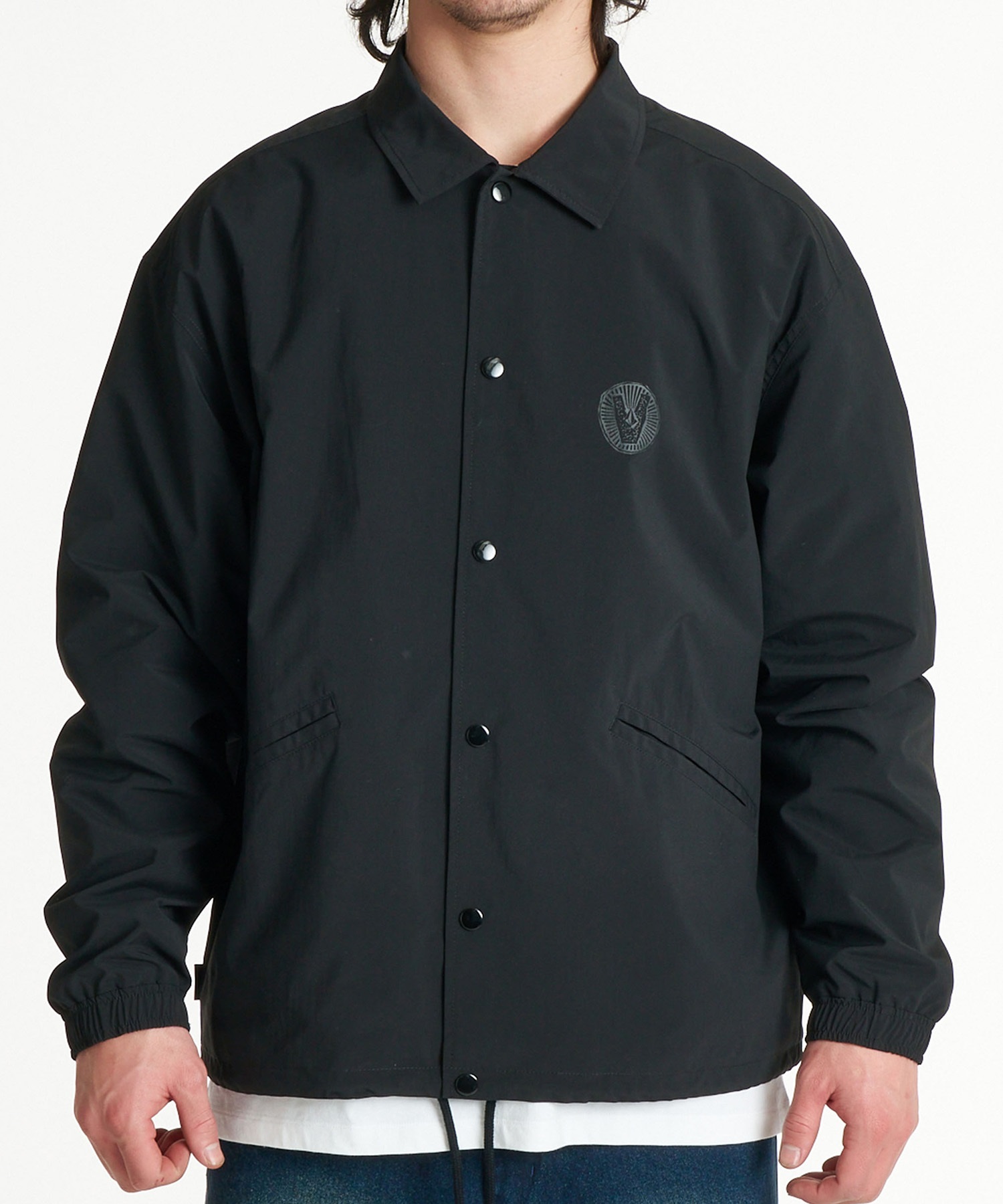 VOLCOM ボルコム コーチジャケット メンズ ロゴ バックプリント