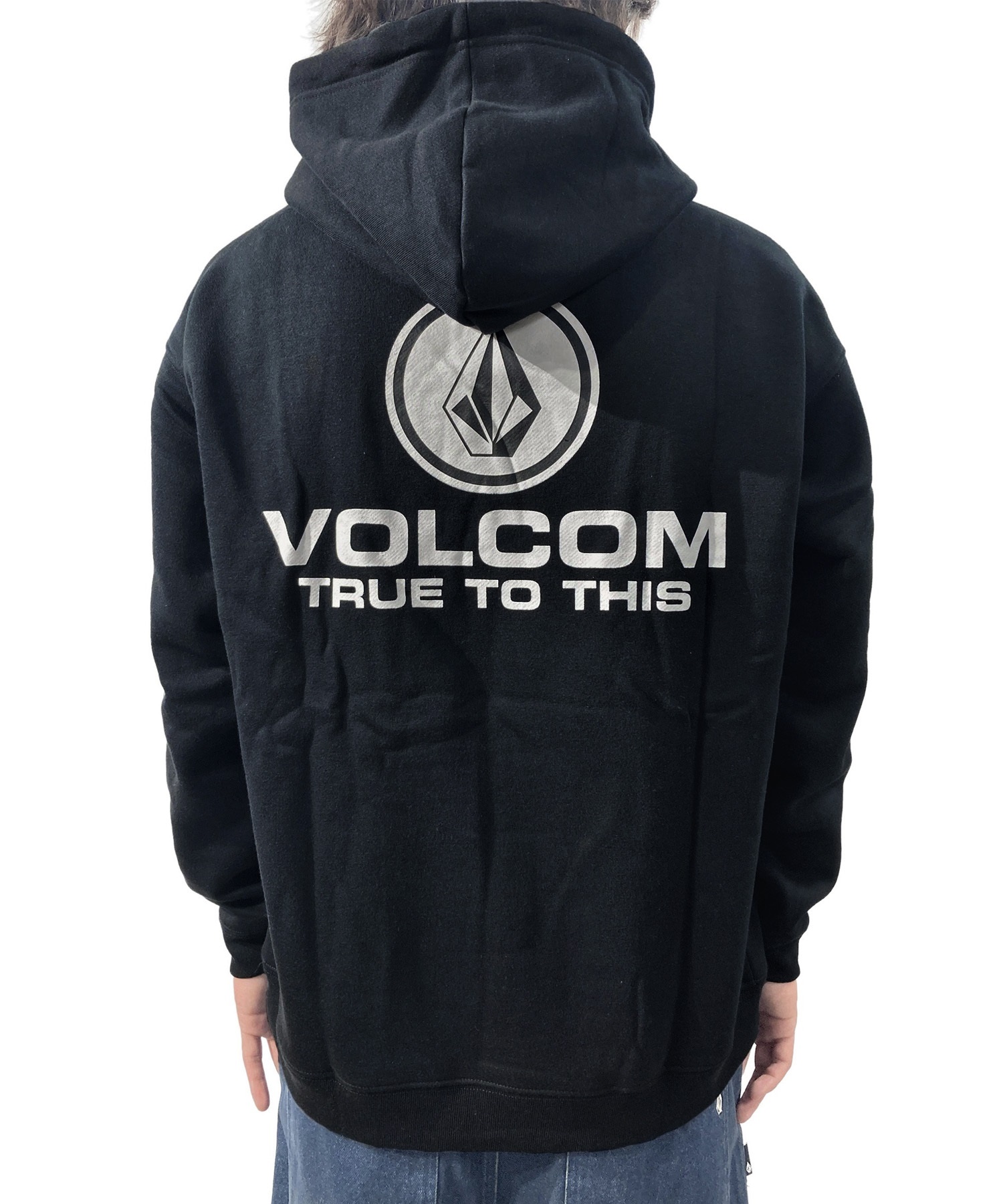 Recca パーカー フーディー バンド グッズ 黒 裏毛 VOLCOM ボルコム プルオーバー パーカー フーディー メンズ ロゴ