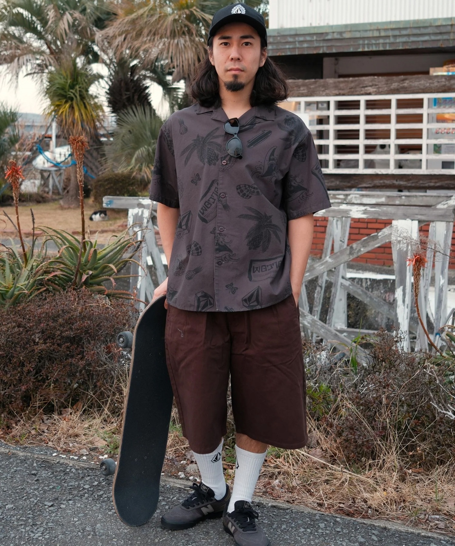 VOLCOM ボルコム 半袖 シャツ メンズ NOZAKA SS AOP SHIRT VSH261001(STN-M)