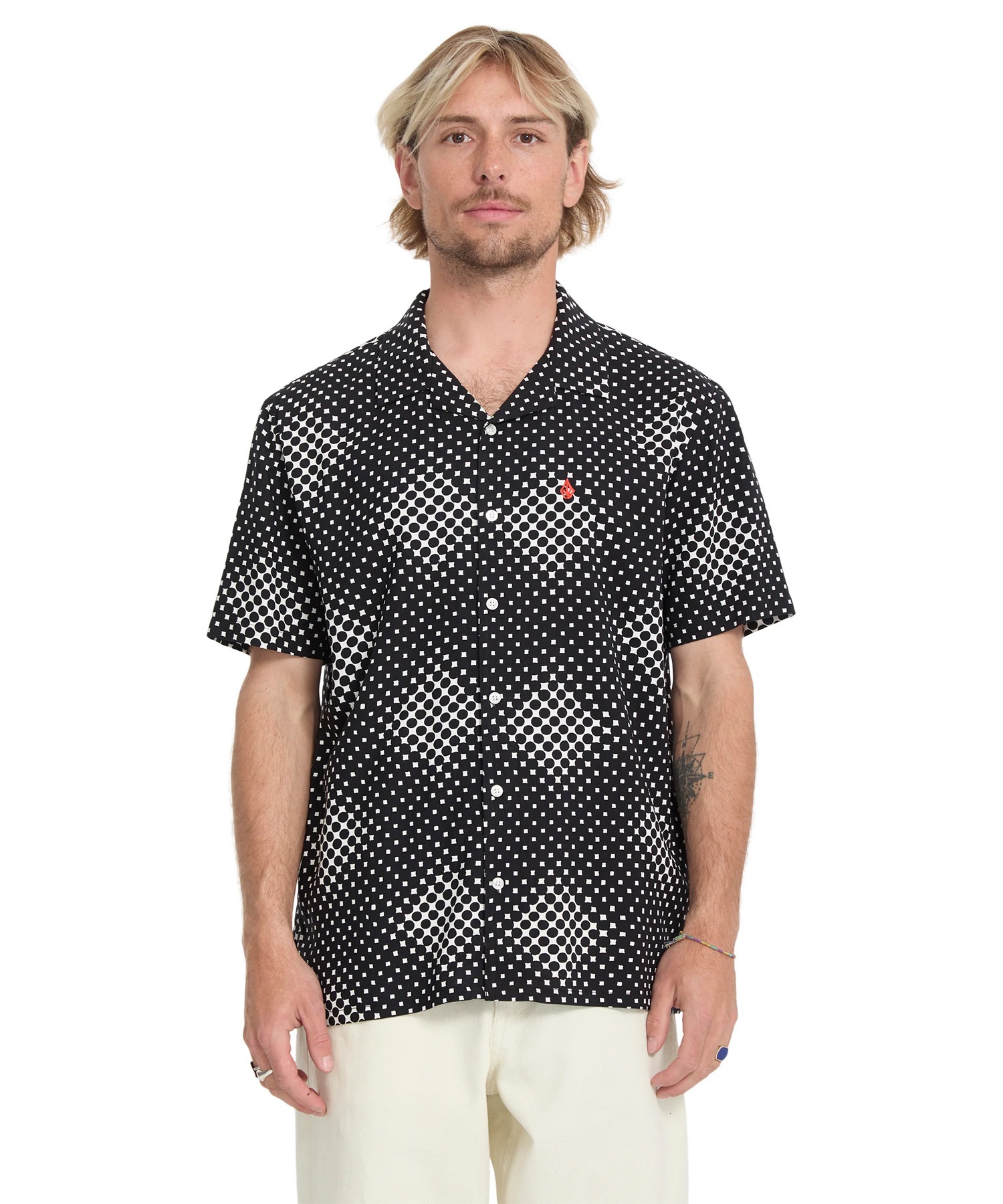 VOLCOM ボルコム 半袖 シャツ メンズ BOLDSTONE SS V_A0412514(NBK-M)