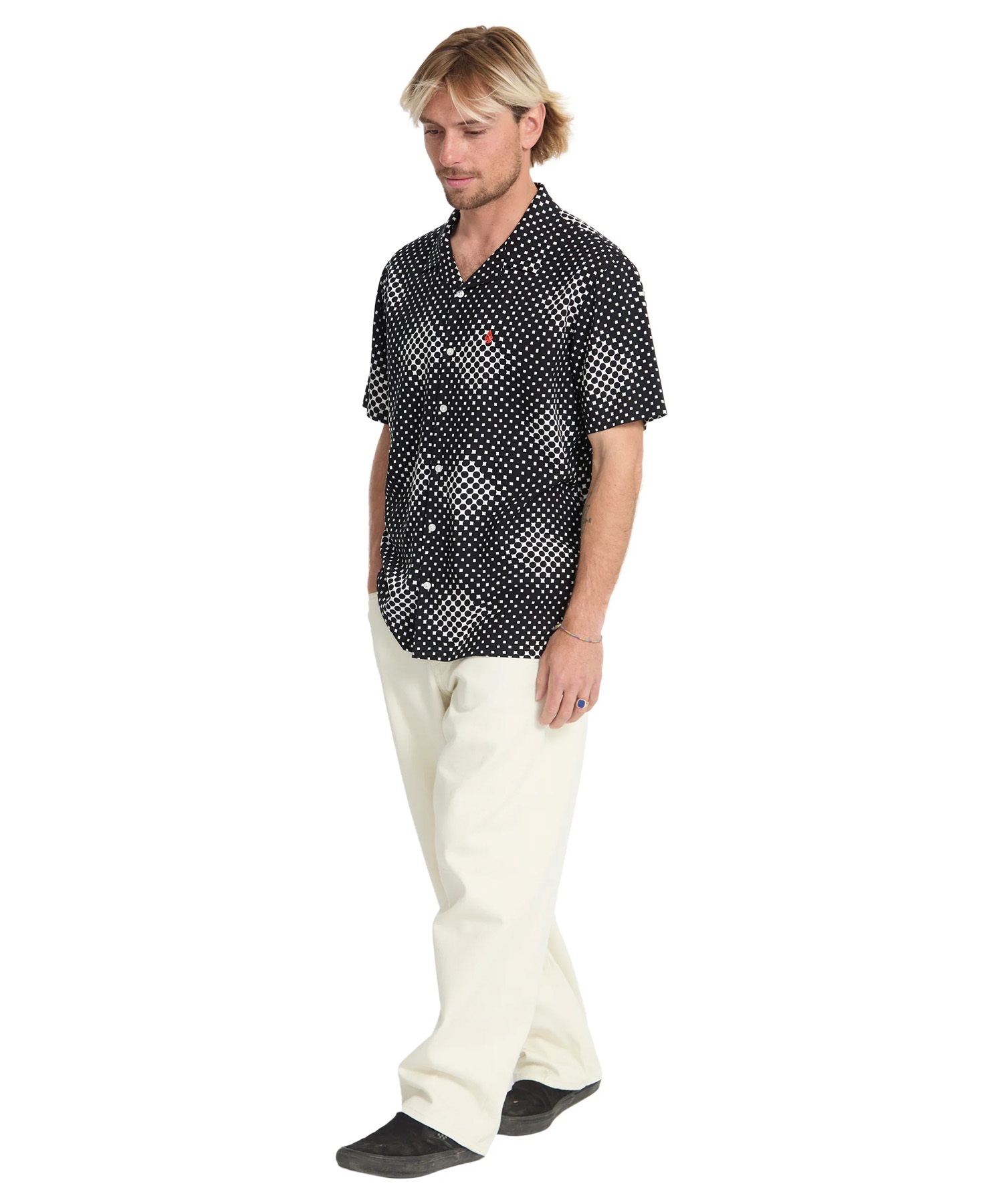 VOLCOM ボルコム 半袖 シャツ メンズ BOLDSTONE SS V_A0412514(NBK-M)