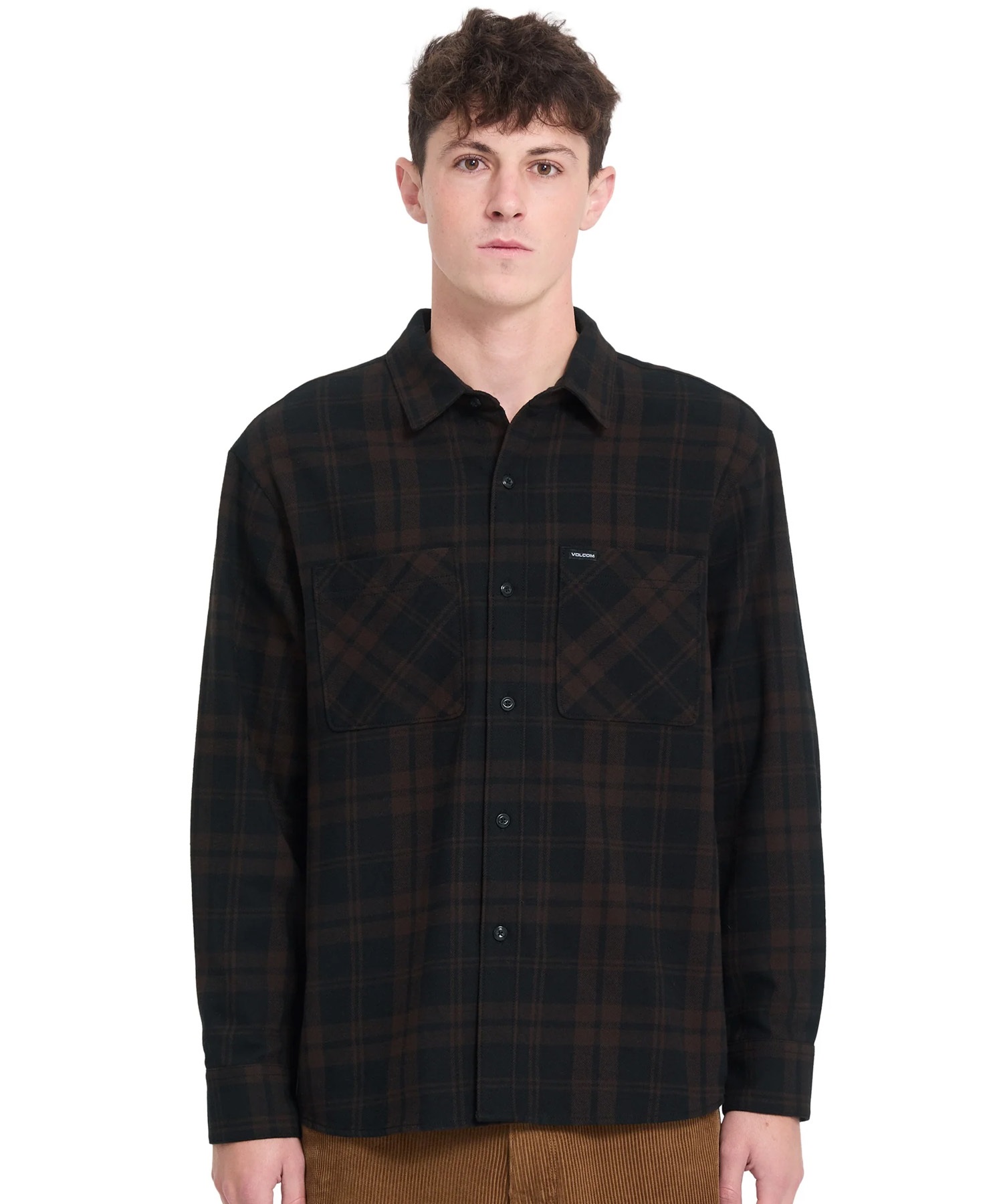 VOLCOM ボルコム 長袖 シャツ メンズ チェック柄 BG052115 ロング