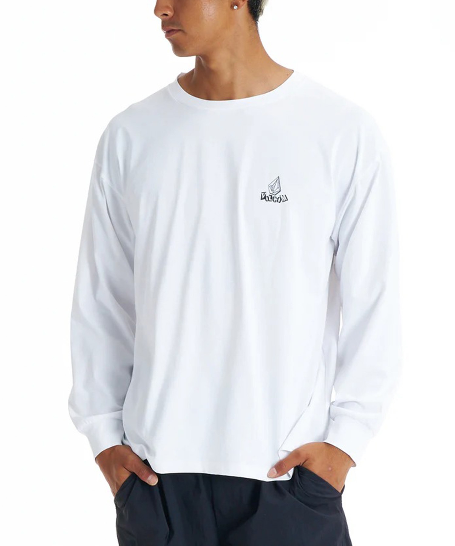 VOLCOM ボルコム 水着 ラッシュガード 長袖 Tシャツ ロンT メンズ UV