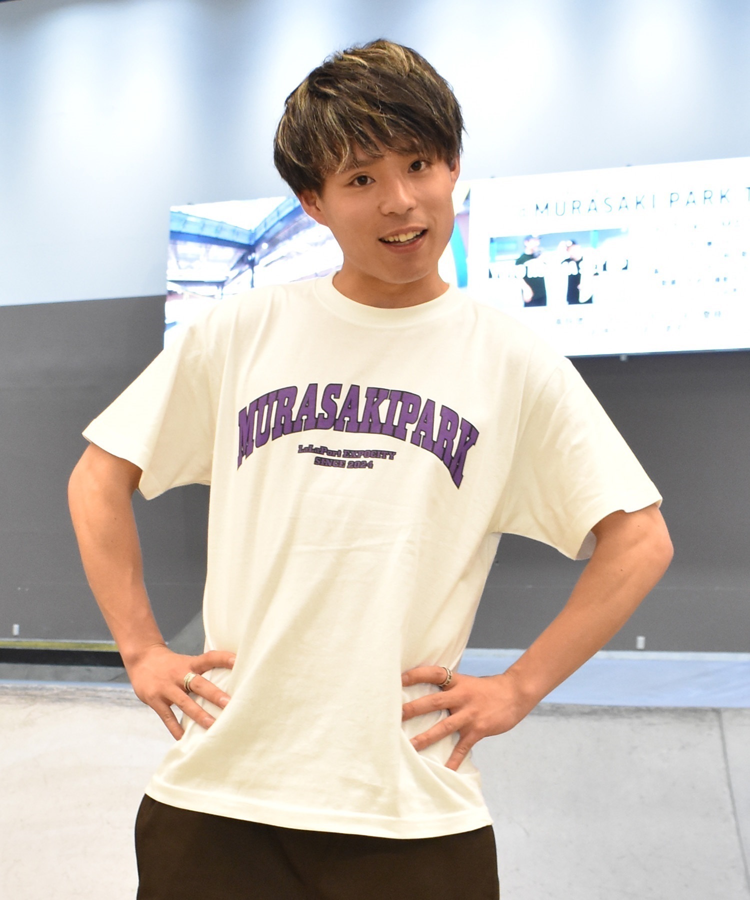 スポーツウェア シャツ(バラ売り可) ららぽーとEXPOCITY店限定 半袖 Tシャツ カレッジロゴ メンズ
