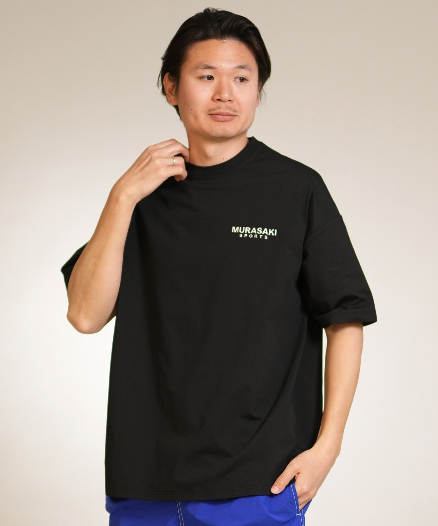 MURASAKI ムラサキ 半袖 Tシャツ メンズ バックプリント SG BURGER TEE