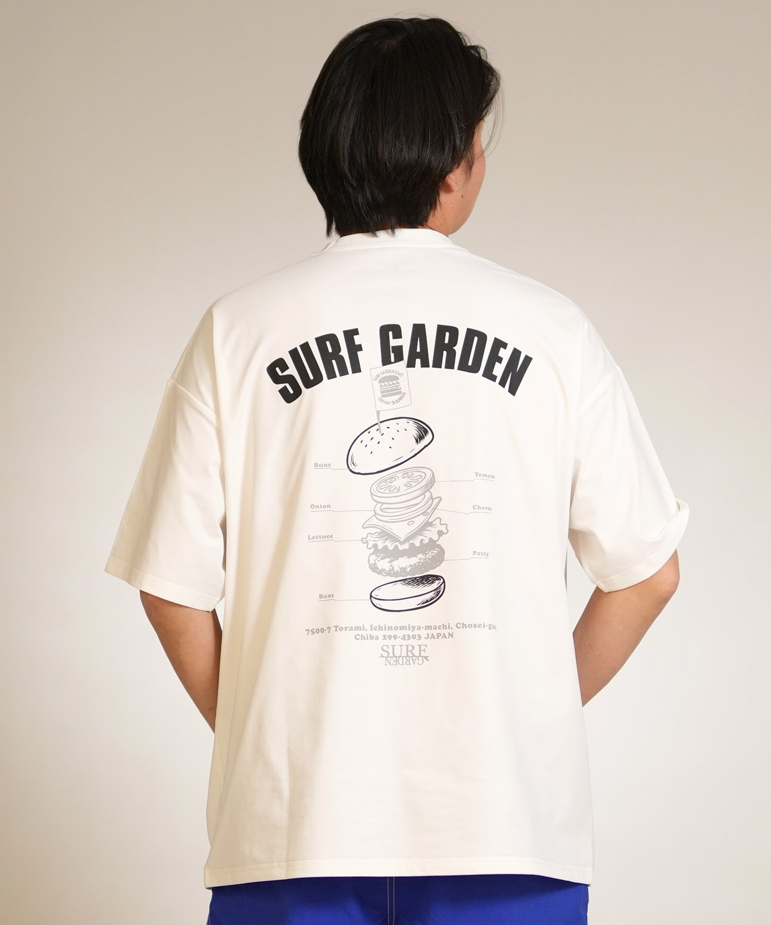 MURASAKI ムラサキ 半袖 Tシャツ メンズ バックプリント SG BURGER TEE