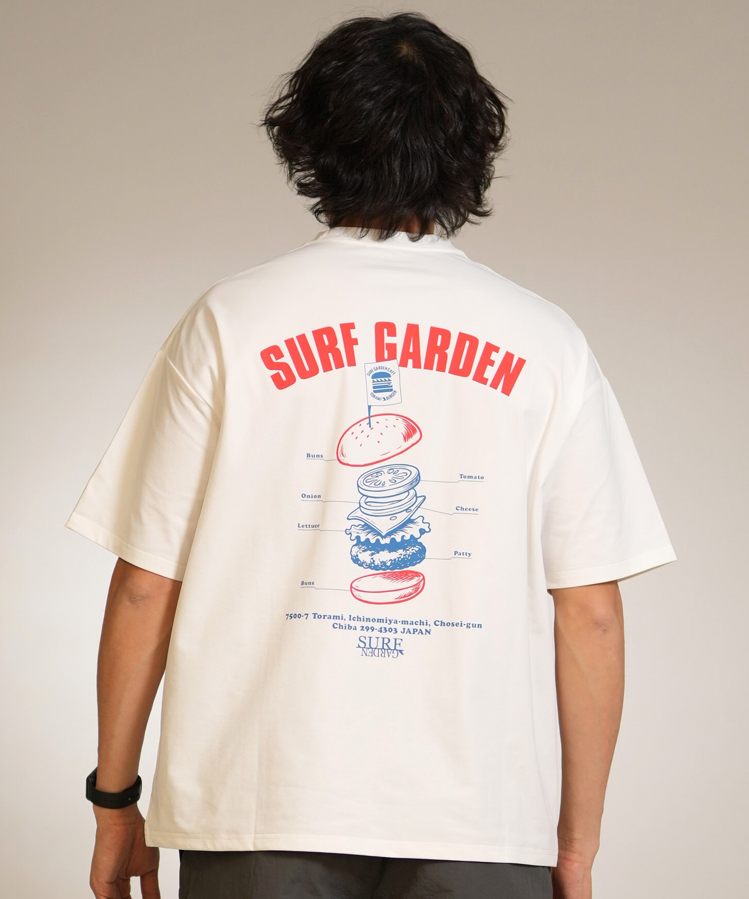 MURASAKI ムラサキ 半袖 Tシャツ メンズ バックプリント SG BURGER TEE