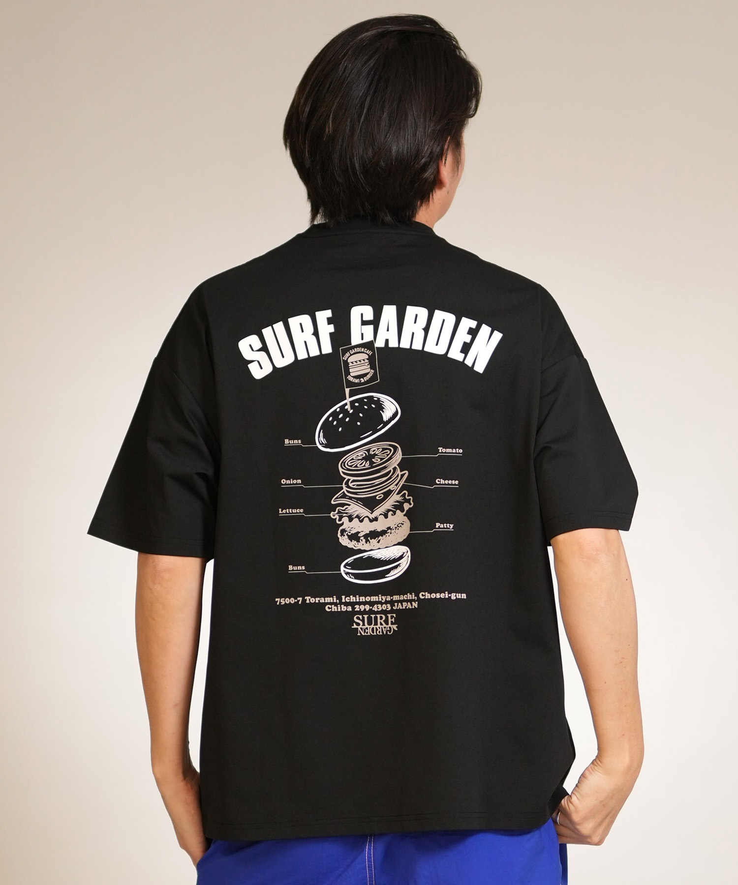 MURASAKI ムラサキ 半袖 Tシャツ メンズ バックプリント SG BURGER TEE