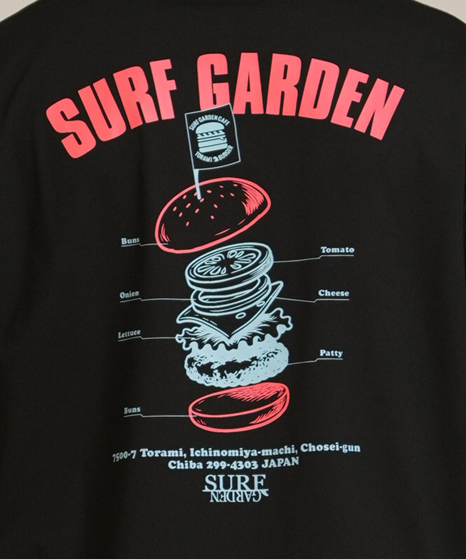 MURASAKI ムラサキ 半袖 Tシャツ メンズ バックプリント SG BURGER TEE