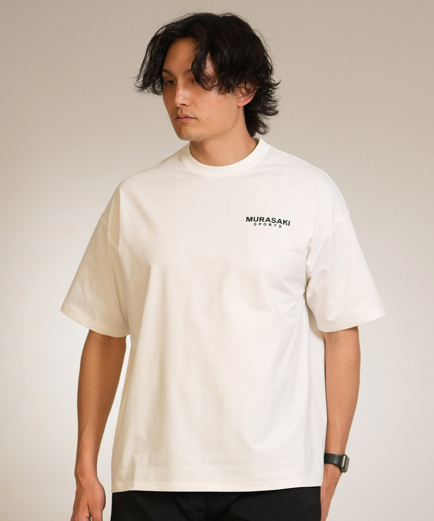 MURASAKI ムラサキ 半袖 Tシャツ メンズ バックプリント MSK PARK TEE