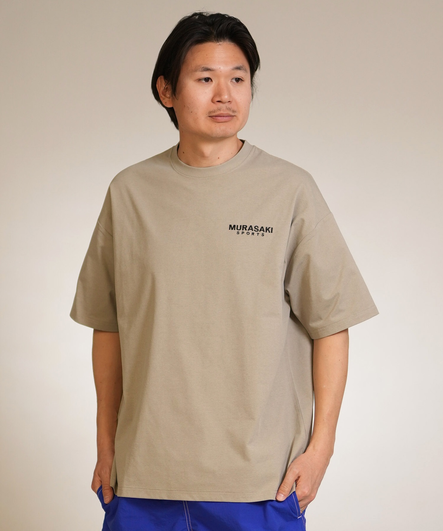 MURASAKI ムラサキ 半袖 Tシャツ メンズ バックプリント MSK PARK TEE