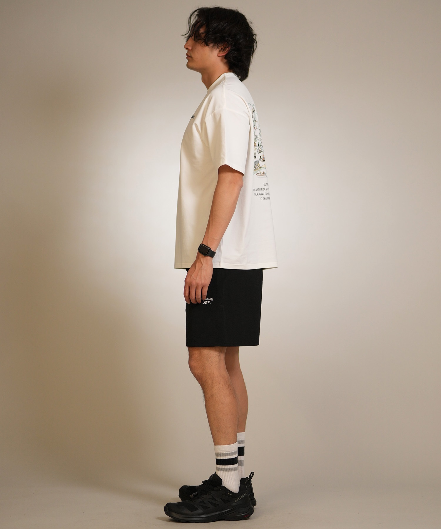 MURASAKI ムラサキ 半袖 Tシャツ メンズ バックプリント MSK PARK TEE
