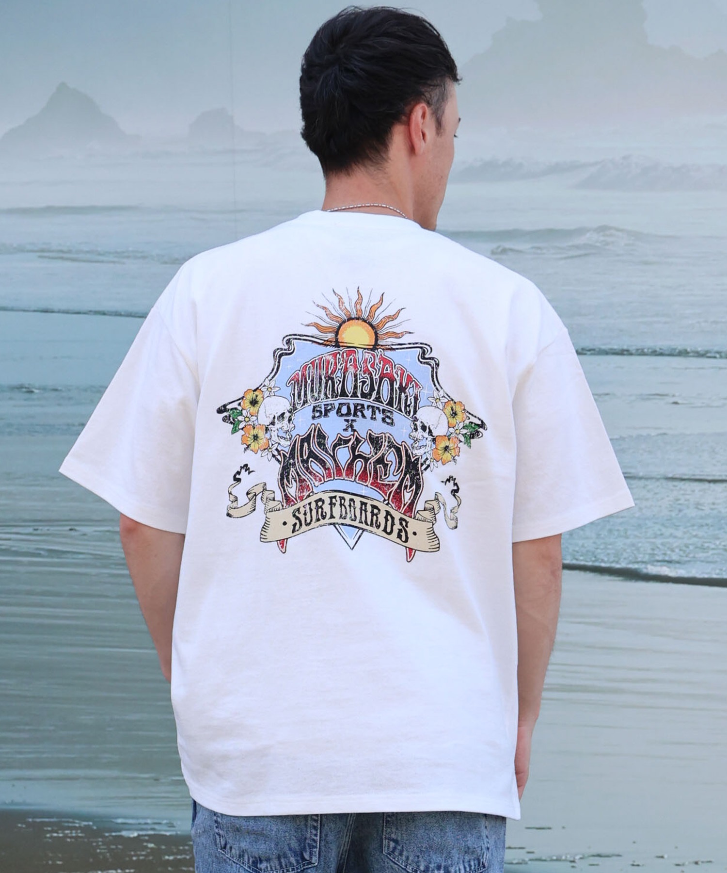 MURASAKI ムラサキ × LOST ロスト コラボレーション 半袖 Tシャツ