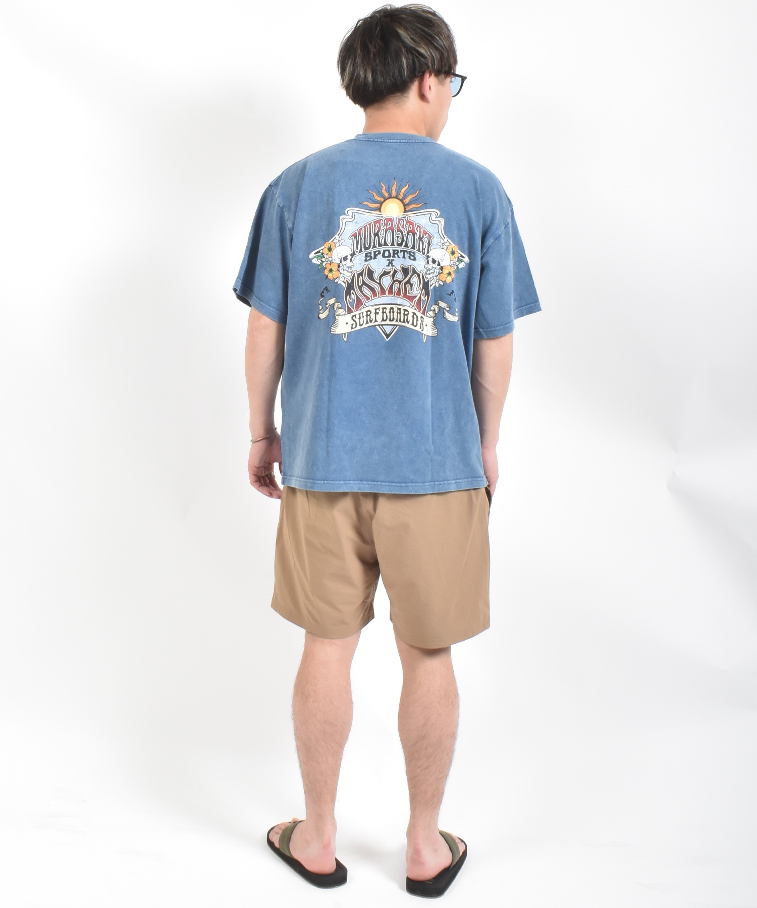 MURASAKI ムラサキ × LOST ロスト コラボレーション 半袖 Tシャツ