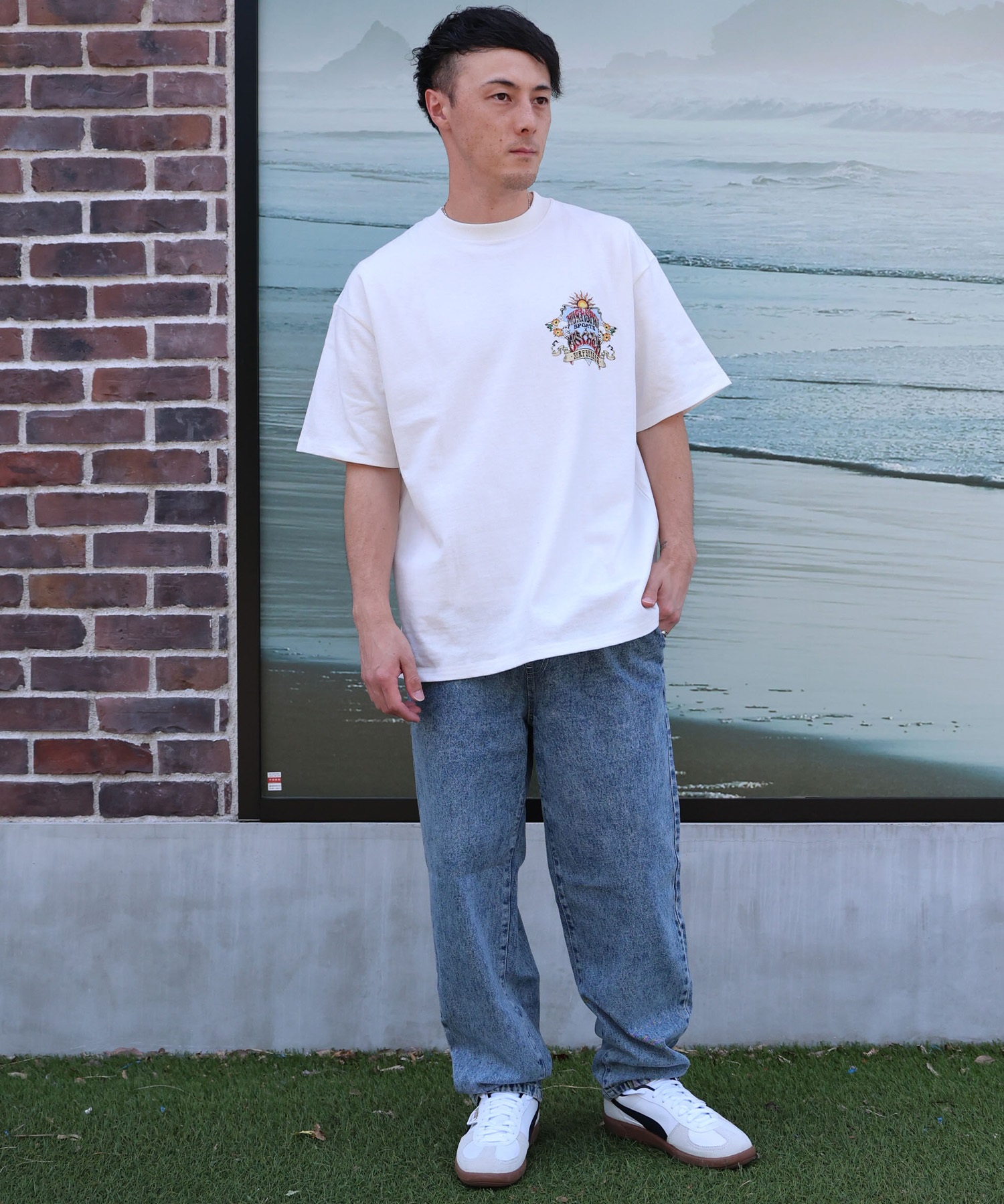 MURASAKI ムラサキ × LOST ロスト コラボレーション 半袖 Tシャツ