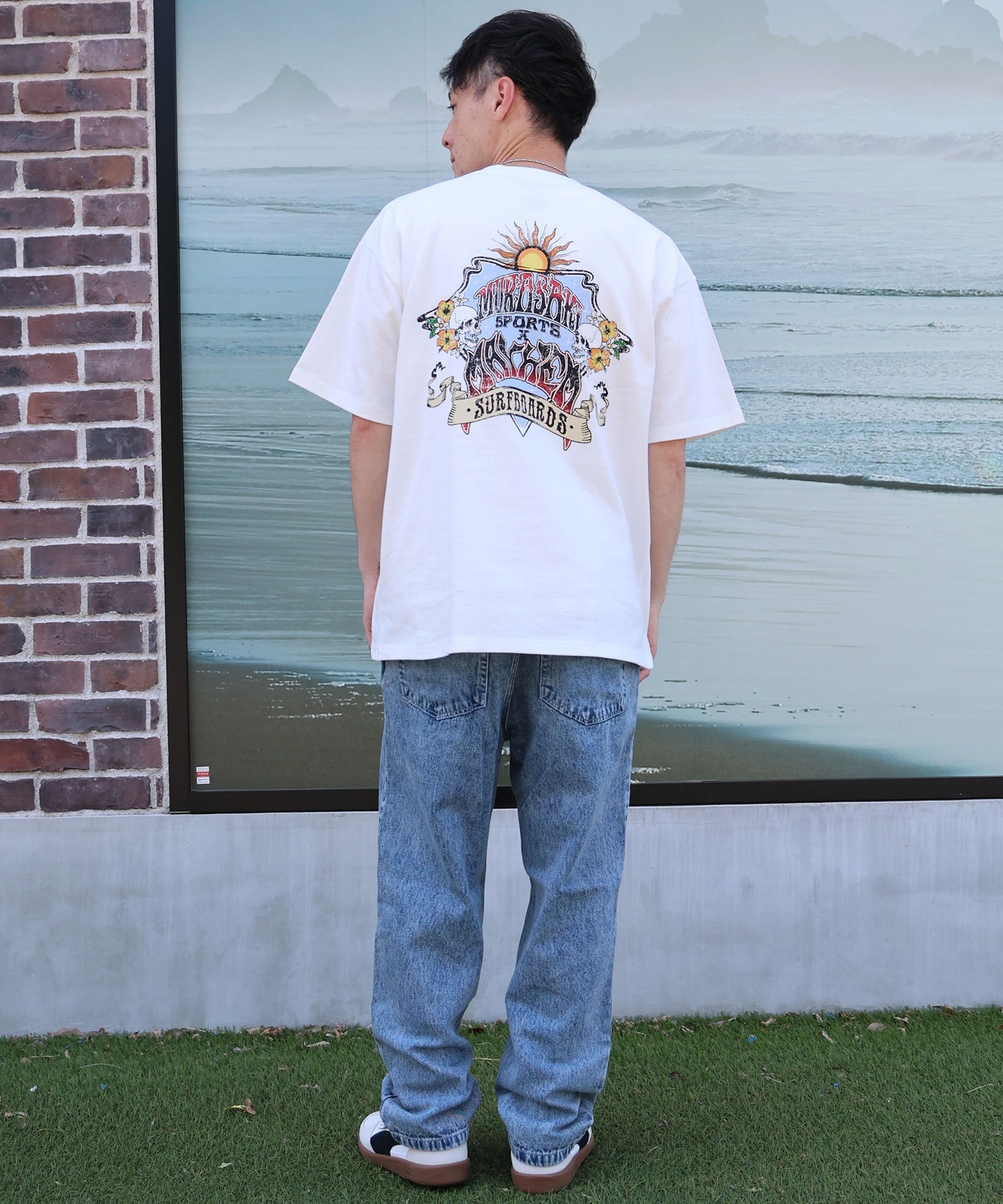 MURASAKI ムラサキ × LOST ロスト コラボレーション 半袖 Tシャツ