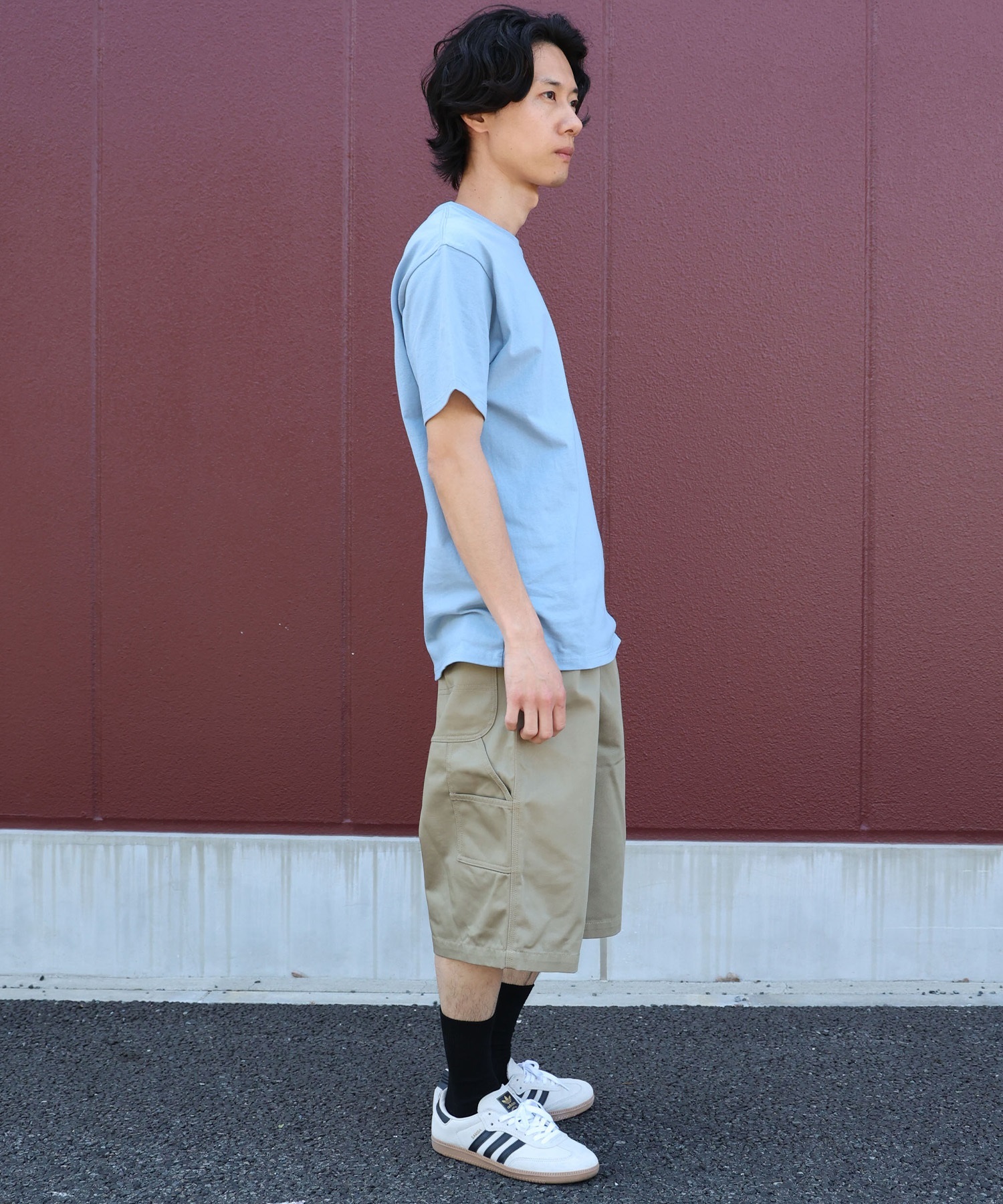 MURASAKI ムラサキ × RIPCURL リップカール コラボレーション 半袖 Tシャツ メンズ M RCM6S-2101 ムラサキスポーツ限定(WHT-M)