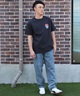 MURASAKI ムラサキ × RIPCURL リップカール コラボレーション 半袖 Tシャツ メンズ M RCM6S-2101 ムラサキスポーツ限定(WHT-M)