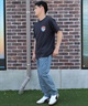 MURASAKI ムラサキ × RIPCURL リップカール コラボレーション 半袖 Tシャツ メンズ M RCM6S-2101 ムラサキスポーツ限定(WHT-M)