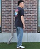MURASAKI ムラサキ × RIPCURL リップカール コラボレーション 半袖 Tシャツ メンズ M RCM6S-2101 ムラサキスポーツ限定(WHT-M)