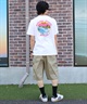 MURASAKI ムラサキ × RIPCURL リップカール コラボレーション 半袖 Tシャツ メンズ M RCM6S-2101 ムラサキスポーツ限定(WHT-M)