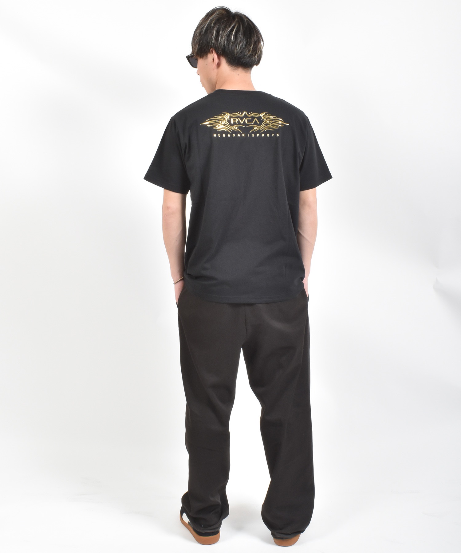 MURASAKI ムラサキ × RVCA ルーカ コラボレーション 半袖 Tシャツ