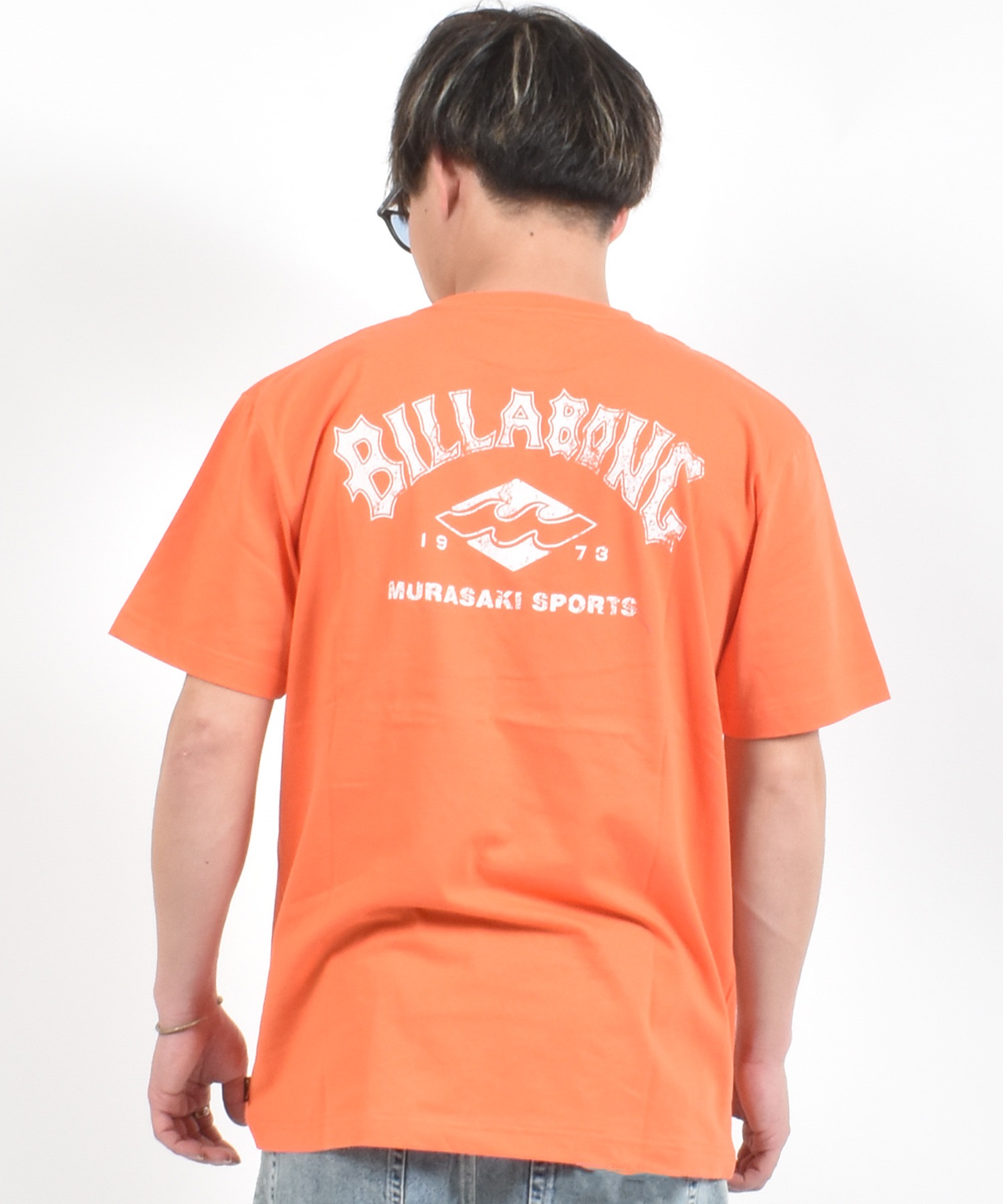 夏処分！¥5000引きました！　レア　ムラサキスポーツ　Malibu MURASAKI ムラサキ × BILLABONG ビラボン コラボレーション 半袖 T