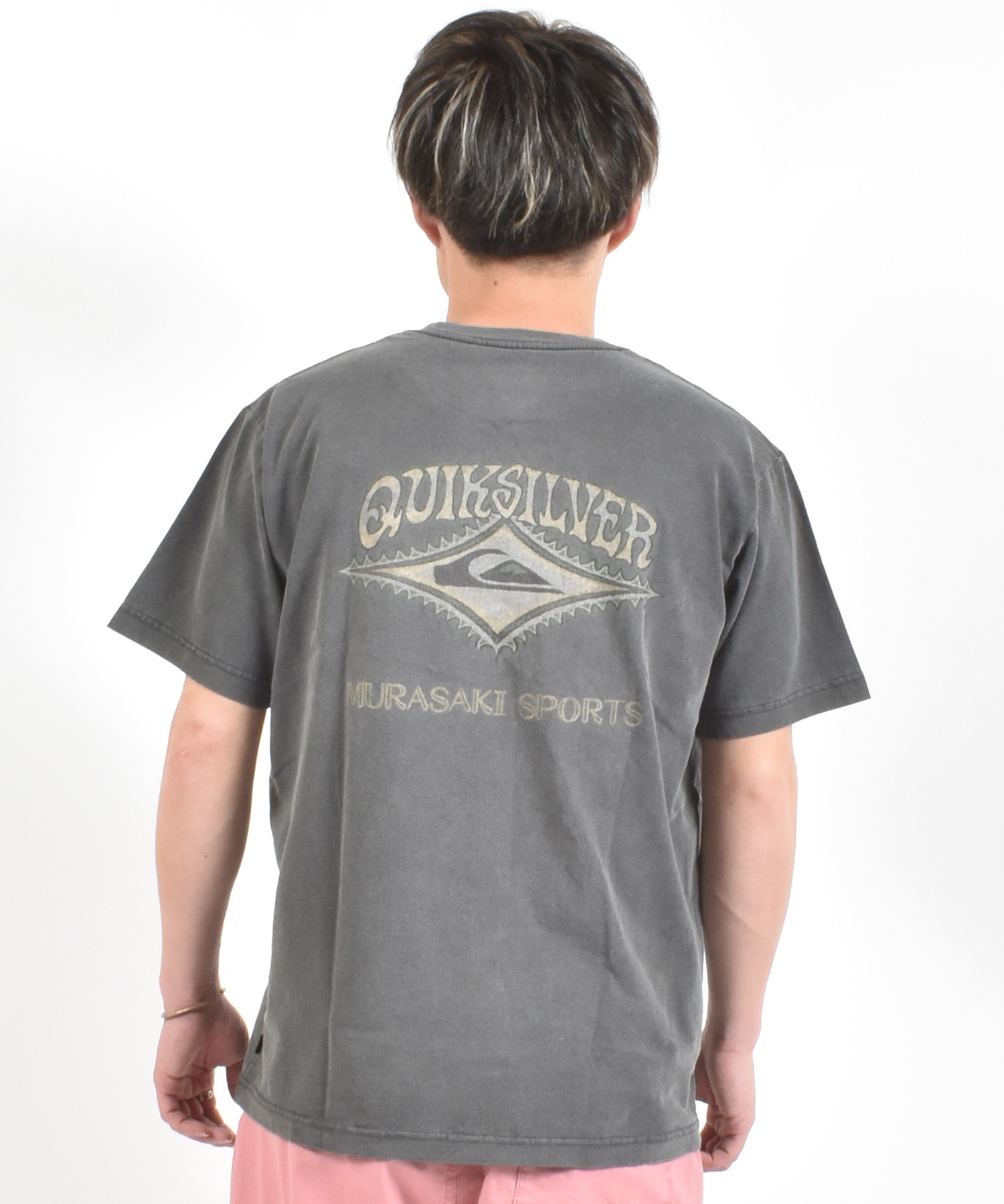 QUIKSILVER Tシャツ MURASAKI ムラサキ × QUIKSILVER クイックシルバー コラボレーション
