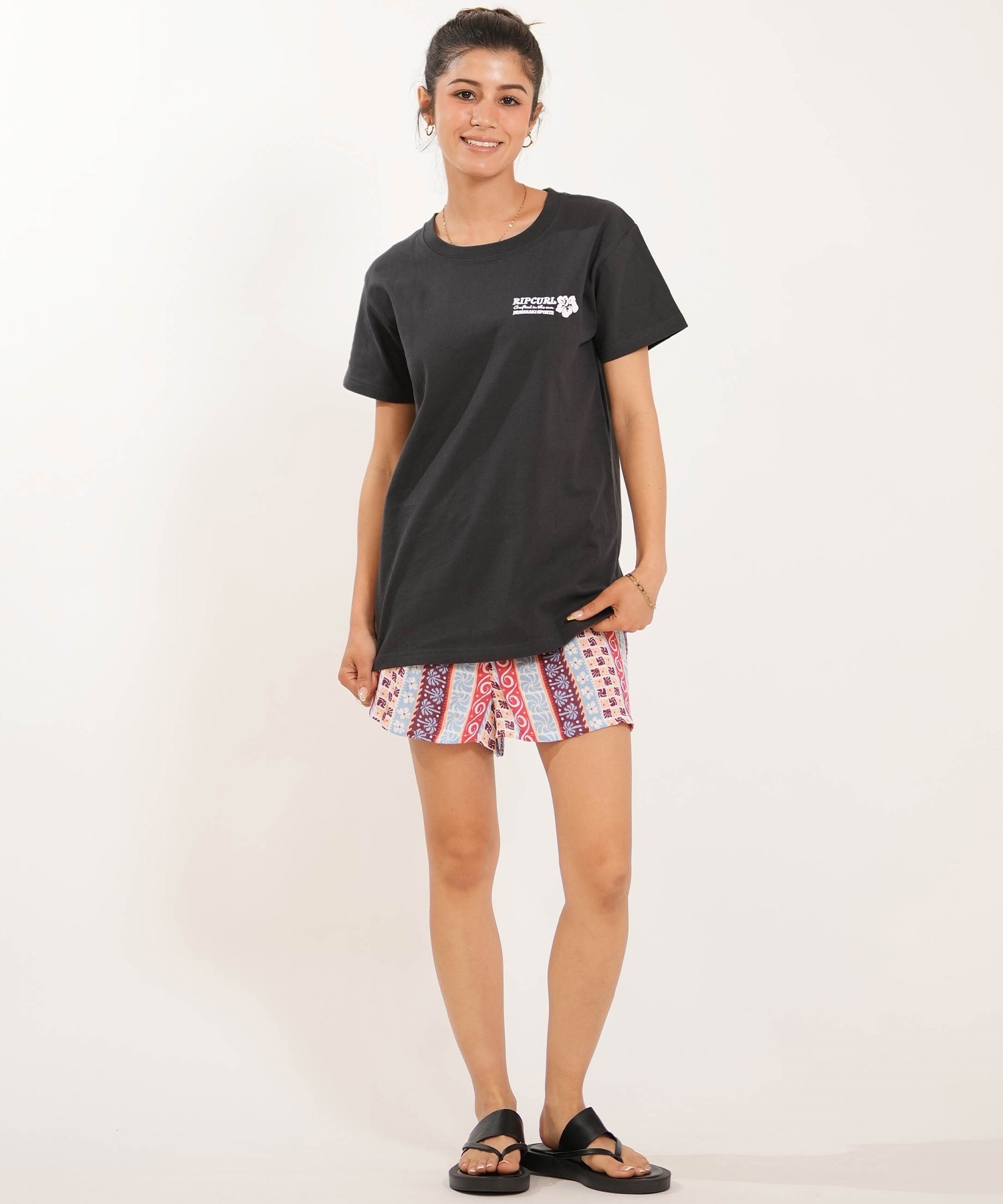 MURASAKI ムラサキ × RIPCURL リップカール 半袖 Tシャツ レディース