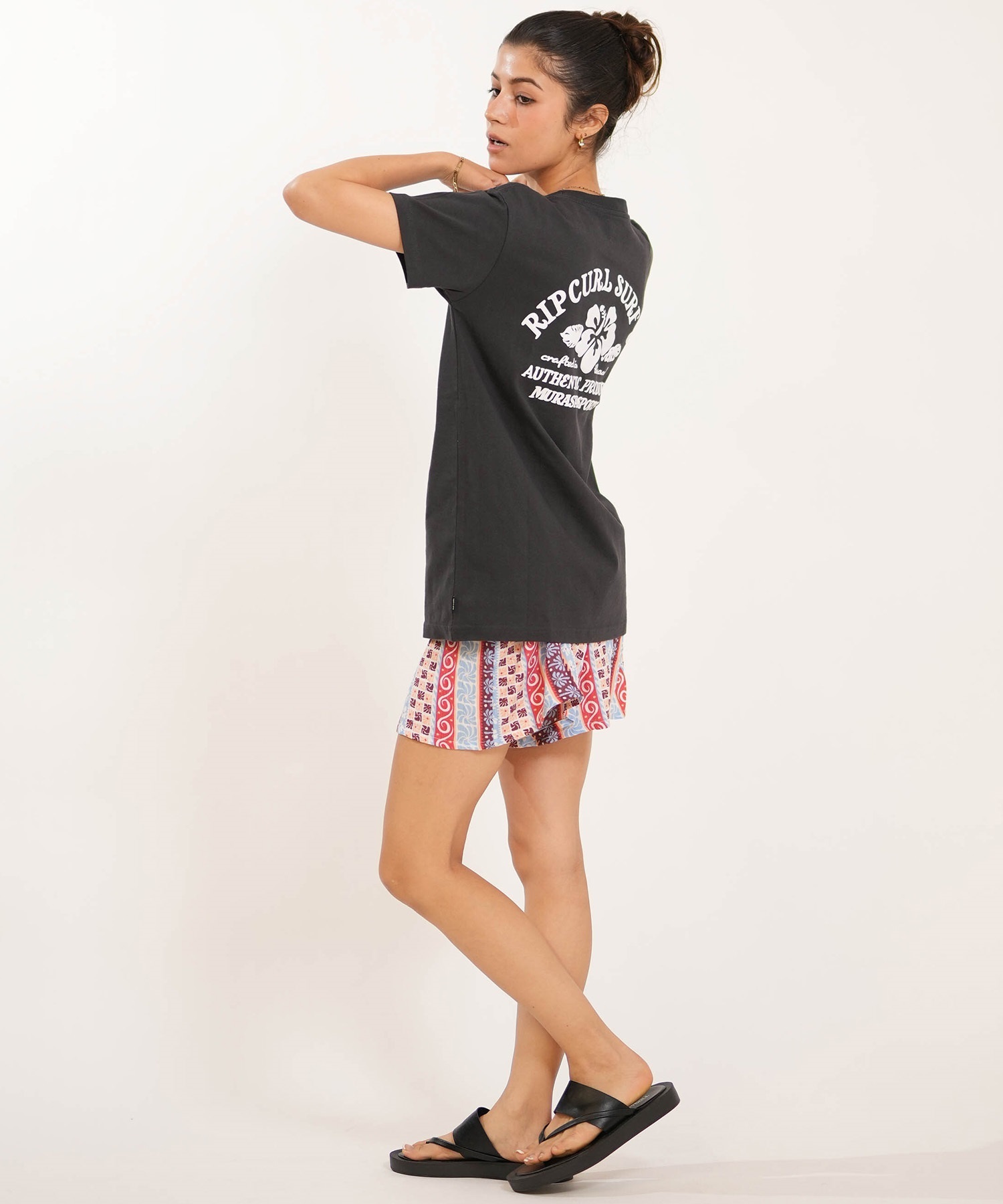 MURASAKI ムラサキ × RIPCURL リップカール 半袖 Tシャツ レディース