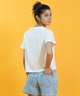 MURASAKI ムラサキ × RIPCURL リップカール 半袖 Tシャツ レディース コラボレーション クロップド丈 M RCL6S-2102(BLU-M)