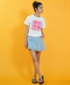 MURASAKI ムラサキ × RIPCURL リップカール 半袖 Tシャツ レディース コラボレーション クロップド丈 M RCL6S-2102(BLU-M)