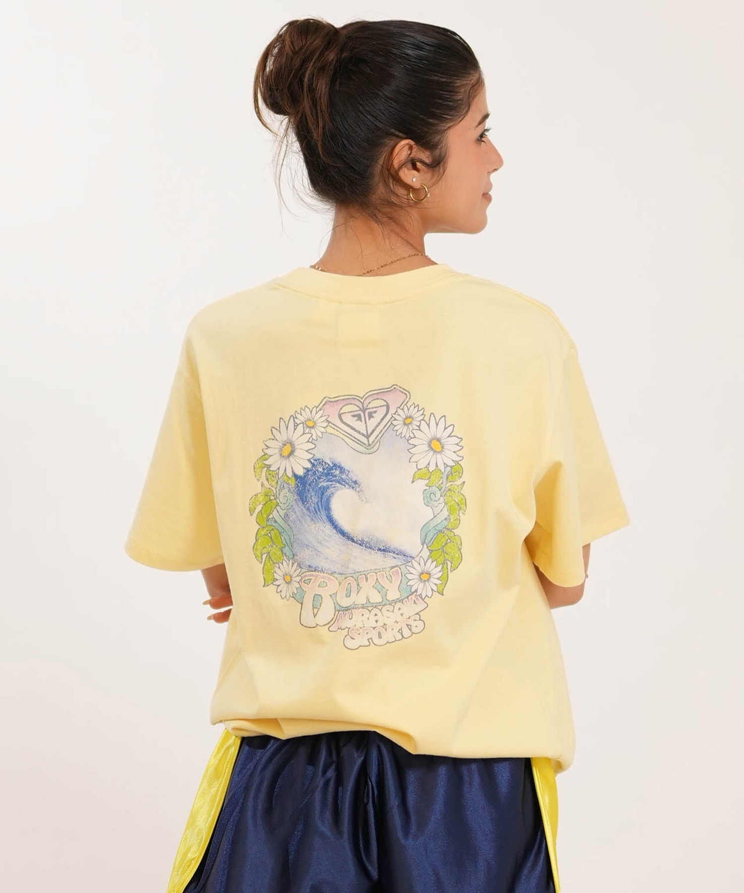 MURASAKI ムラサキ × ROXY ロキシー 半袖 コラボレーション Tシャツ