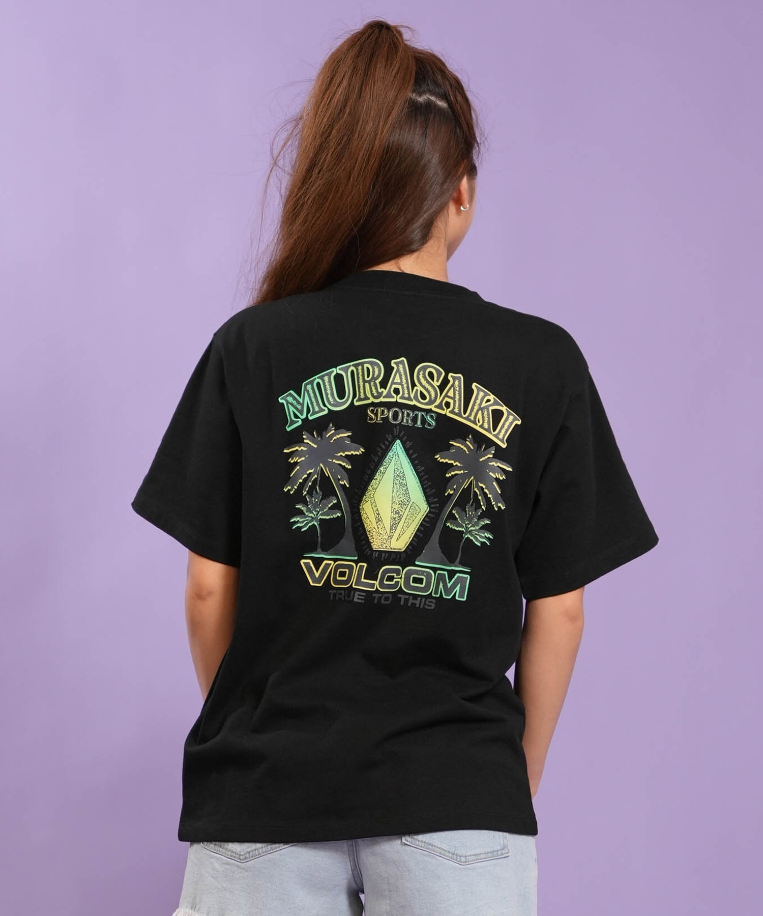 MURASAKI ムラサキ × VOLCOM ボルコム 半袖 コラボレーション Tシャツ