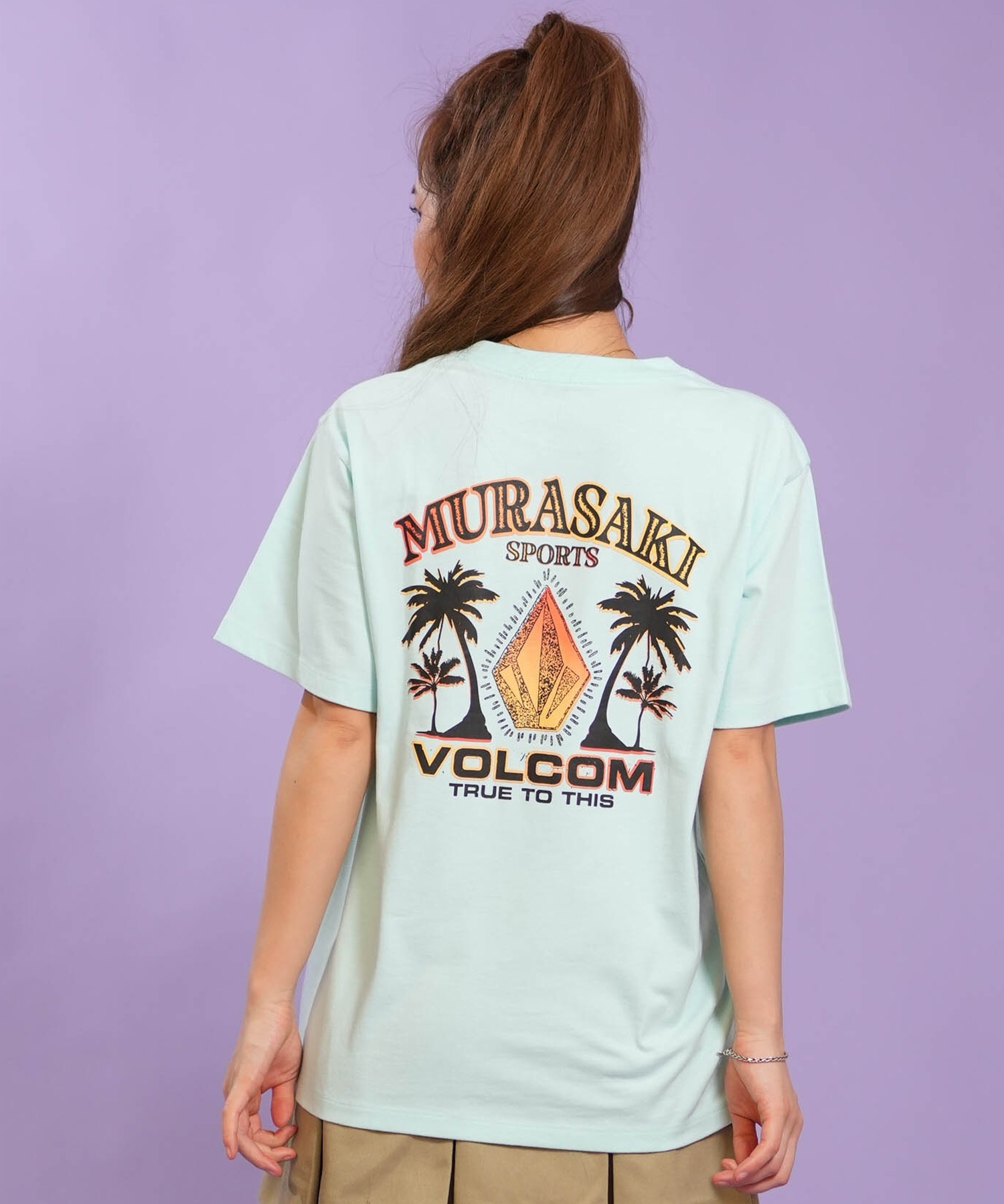 MURASAKI ムラサキ × VOLCOM ボルコム 半袖 コラボレーション Tシャツ
