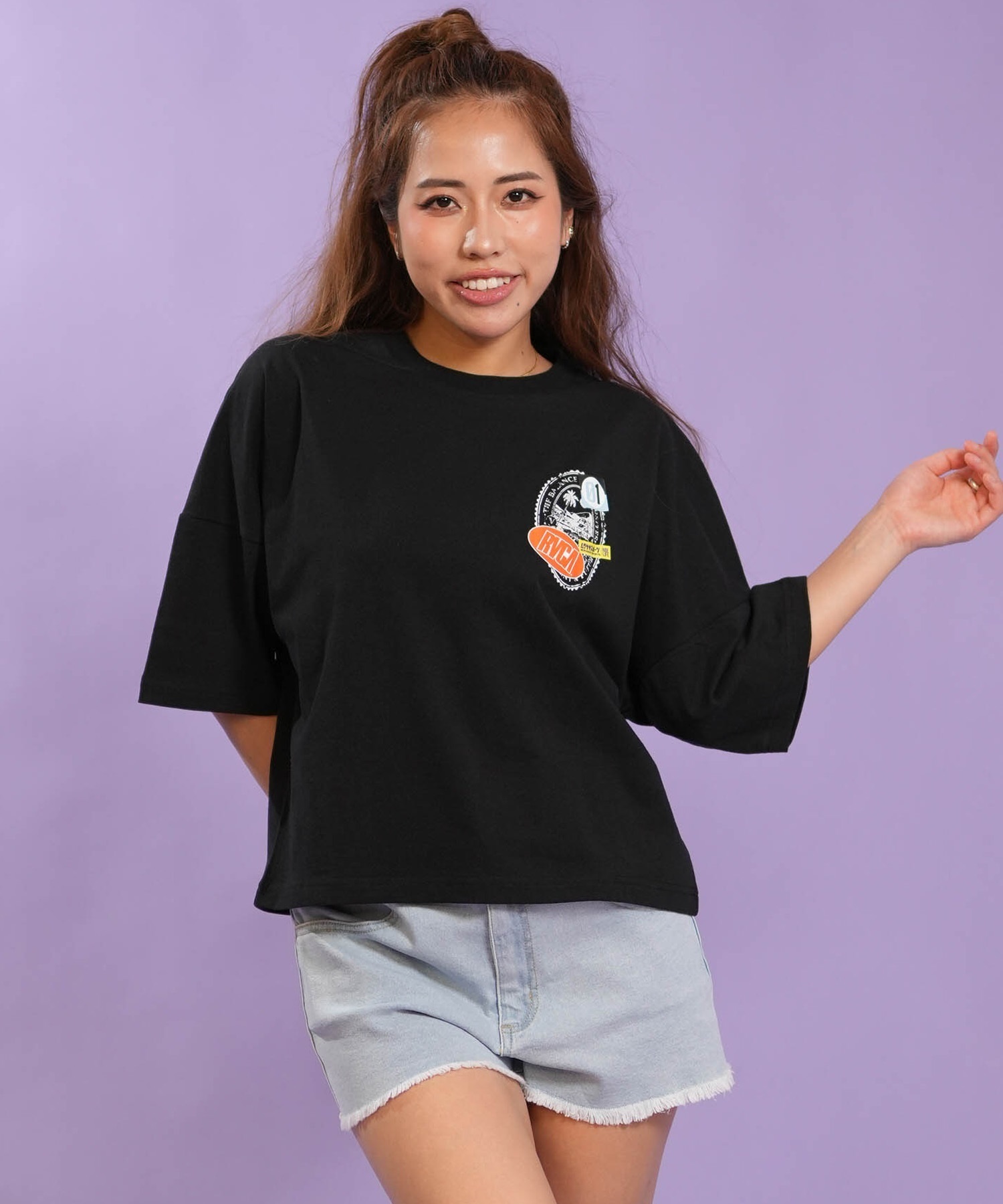 MURASAKI ムラサキ × RVCA ルーカ コラボレーション Tシャツ BG04CP01