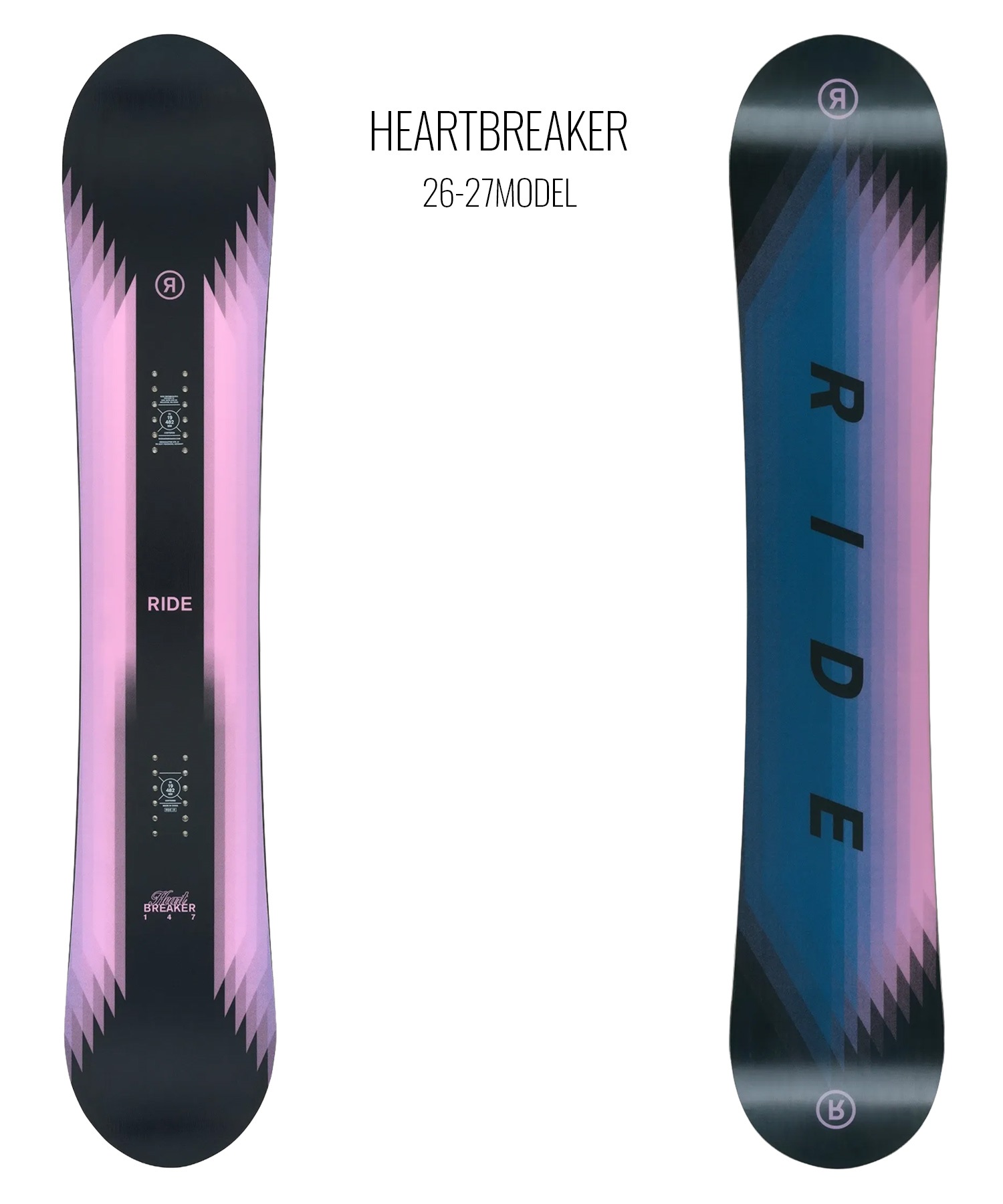 【RIDE】 HEARTBREAKER 143cm スノーボード RIDE ライド ハートブレイカー HEARTBREAKER スノーボード 板 パーク
