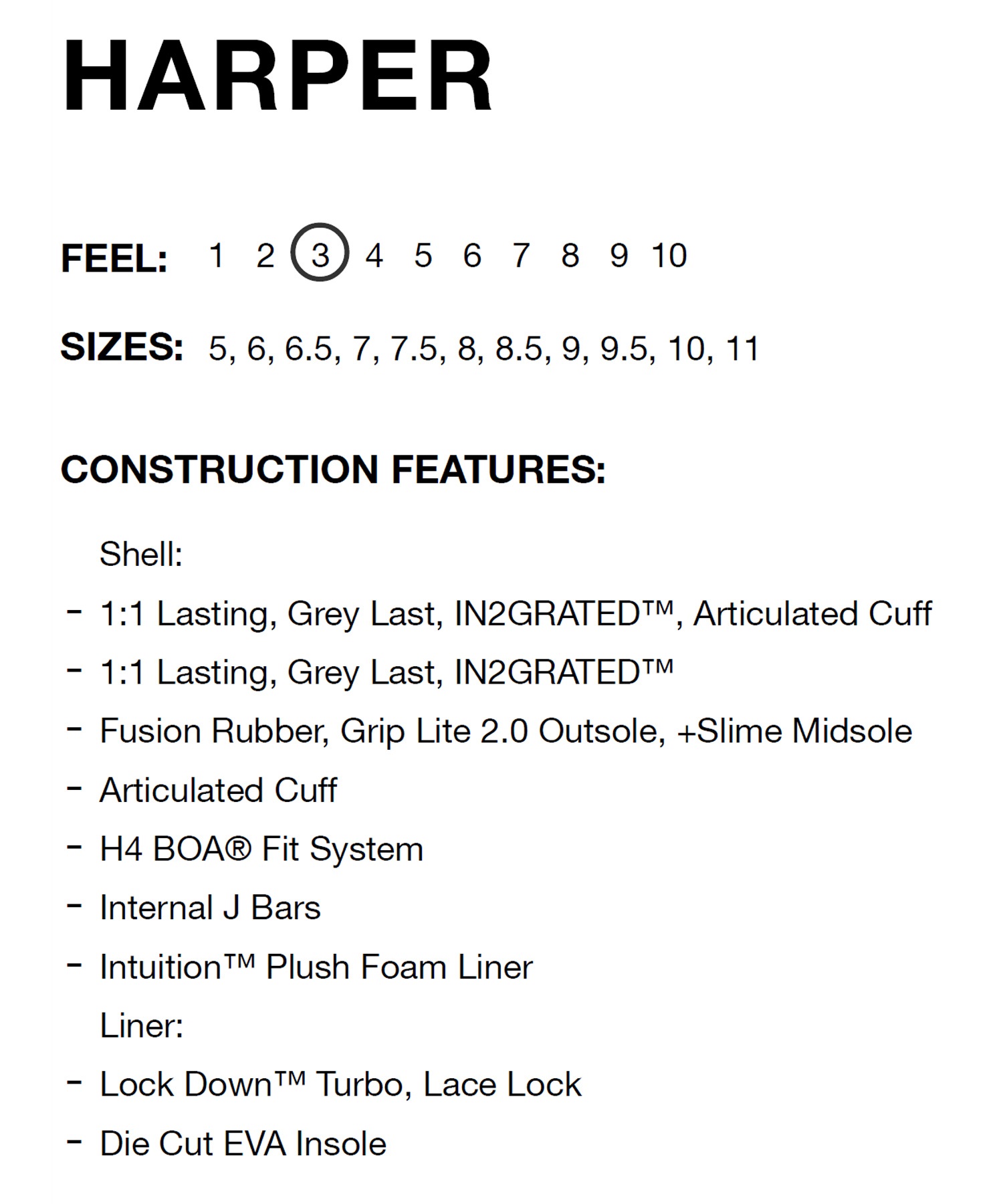 RIDE ライド ハーパー HARPER スノーボード ブーツ BOA レディース 26