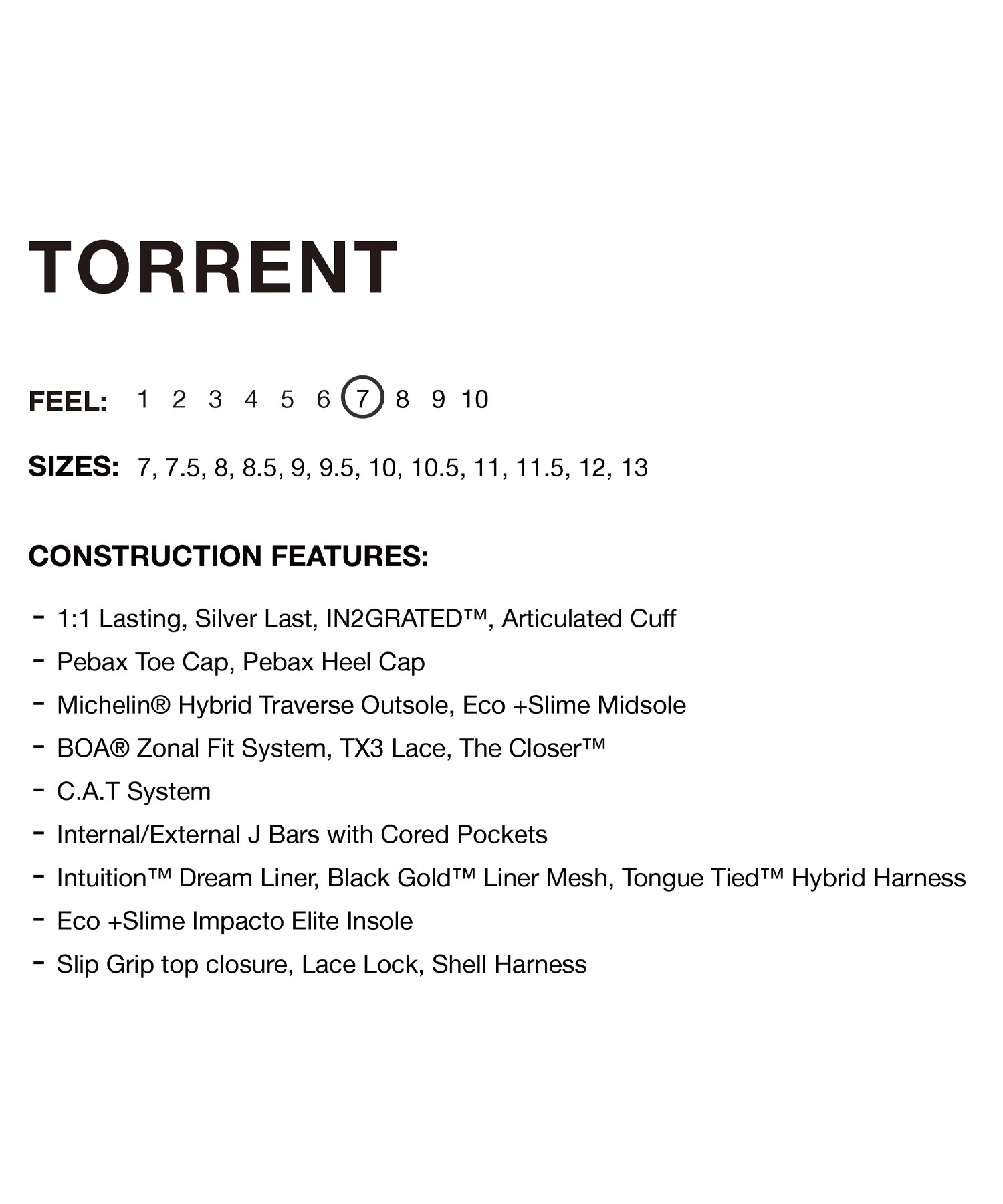 RIDE ライド トーレント TORRENT スノーボード ブーツ サステナブル