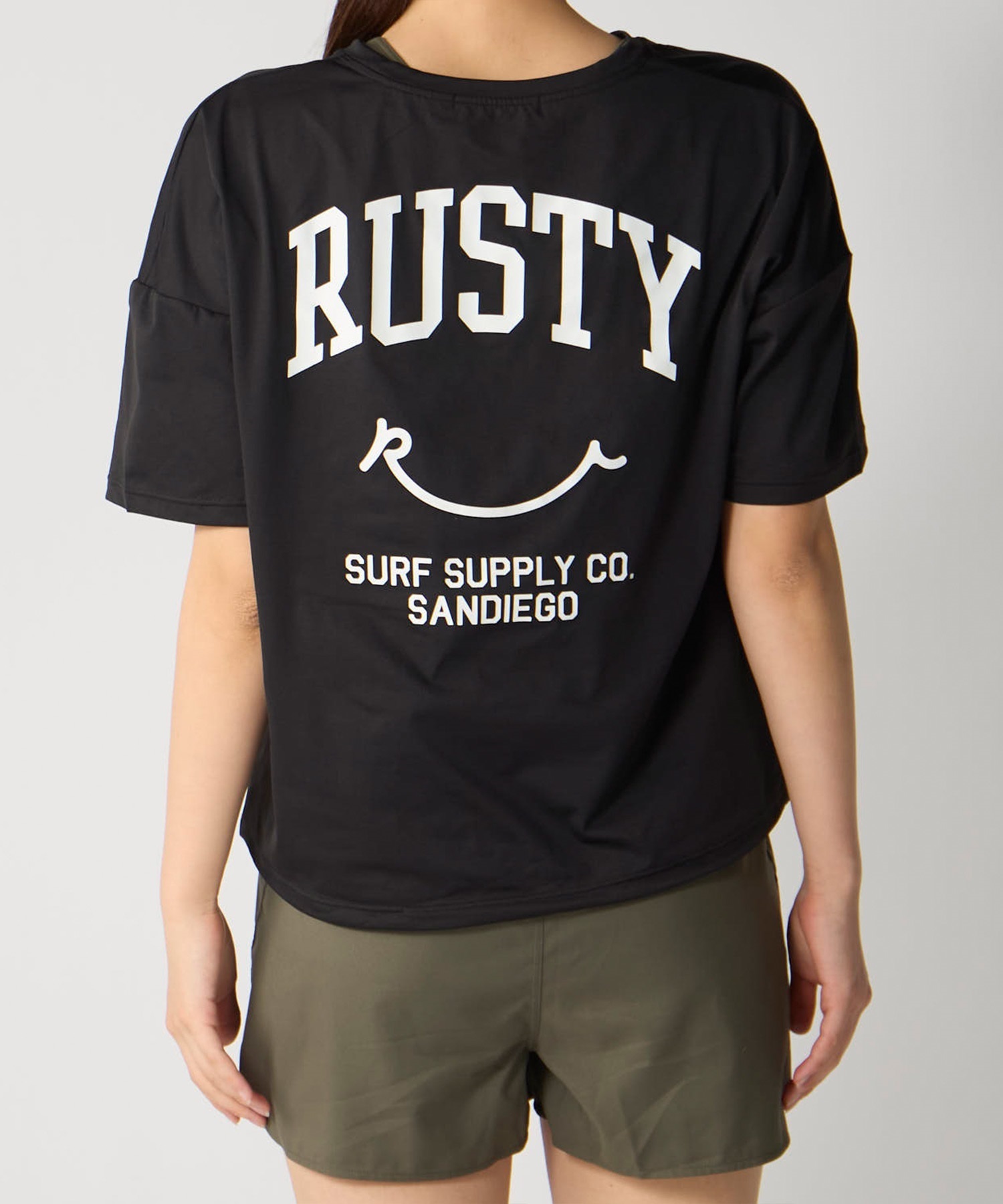 RUSTY ラスティ 水着 4点セット レディース 半袖ラッシュT ショート