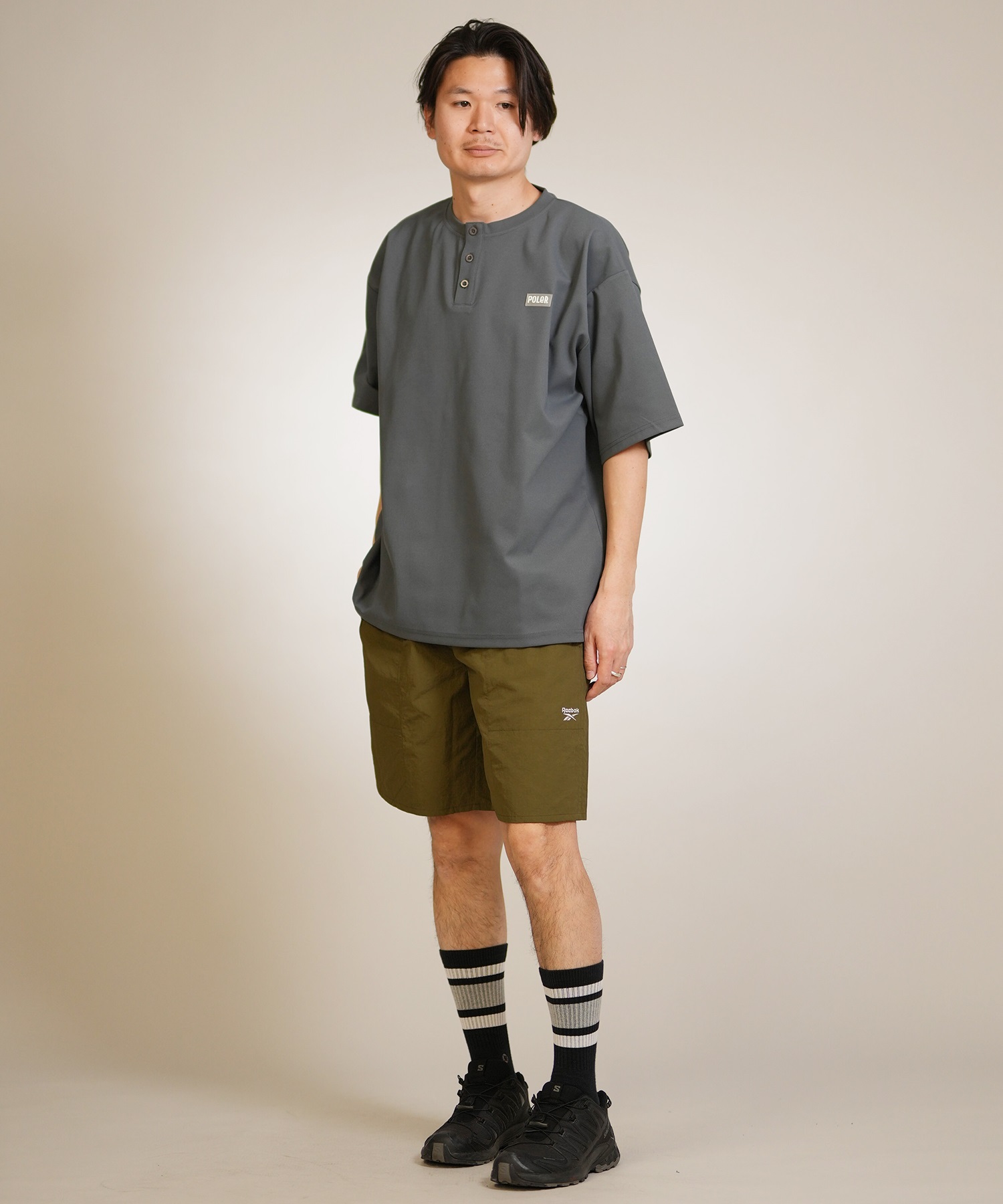 Reebok リーボック 水着 海パン トランクス メンズ RBKナイロンバギー