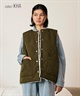 RIKKA FEMME リッカファム ベスト レディース リバーシブル 2way ボア キルティング RF6F-0201(BEG-FREE)
