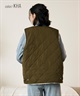 RIKKA FEMME リッカファム ベスト レディース リバーシブル 2way ボア キルティング RF6F-0201(BEG-FREE)