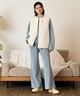 RIKKA FEMME リッカファム ベスト レディース リバーシブル 2way ボア キルティング RF6F-0201(BEG-FREE)