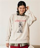 RIKKA FEMME リッカファム トレーナー スウェット レディース 裏毛 ドッググラフィック RF6F-1101(GRY-FREE)