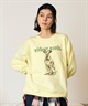 RIKKA FEMME リッカファム トレーナー スウェット レディース 裏毛 ドッググラフィック RF6F-1101(GRY-FREE)