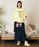 RIKKA FEMME リッカファム トレーナー スウェット レディース 裏毛 ドッググラフィック RF6F-1101(GRY-FREE)