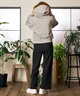 RIKKA FEMME リッカファム ジップアップ パーカー フーディー レディース スウェット 裏毛 ファー付き ロゴ刺繍 RF6F-1202(WHT-FREE)