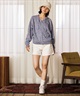 RIKKA FEMME リッカファム ジップアップ パーカー フーディー レディース ネップ柄 RF6F-1203(BLK-FREE)