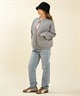 RIKKA FEMME リッカファム ニット セーター カーディガン レディース ウォッシャブル 裏配色 スウェット風 RF6F-1302(BLK-FREE)